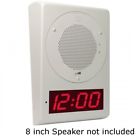 011153 Cyberdata Wall Mount Clock Kit Standard Color Gray White Ral