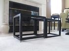 Ns1000 11.25d A M Yamaha Steel Stands Sandpacked 15.5w X 12tall Set Of 2