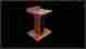 11x11 Unbranded Generic Solid Oak Custom Made Tilted Heavy Duty Speaker Stands
