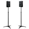 1207925b8pd Perlesmith Adjustable Height Speaker Stands Holders Floor Stand Small Speakers