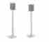 14543 Unbranded Generic 2 Floor Speaker Stand For Sonos Play 1 System White Pair New
