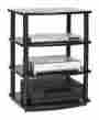 Sea4bb 22363 Plateau 31.5 In Audio Stand Black Oak Finish Id