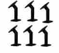 3012 Unbranded Generic 6 Pack Speaker Wall Ceiling Mount Brackets Home Theater Surround Sound Black New