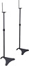313106585594 Adjustable Height Speaker Stands Black Set Of Holds