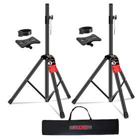 5 Core 810144134185 5core Speaker Stand 2pc Adjustable 31 - 36 Inch Pa Dj Tripod Heavy Duty W 35mm Mount