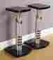 55250 Planet 3 New Ultimate Speaker Stand Model Silver And Black Finish Pair