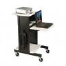 40-1-4 717641897592 Balt Audio Visual Adjustable Presentation Cart Black
