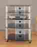 Ngr405sb 73612 Vti Ngr Series Audio Video Rack W Black Glass Shelves Id