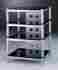 Blg404ssb 73634 Vti Blg Series Audio Video Rack W Grey Silver Shelves Id