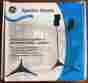 0308785 83051 Ge Front Rear Heavy Duty Cast Steel Base Speaker Stands Adjustable Height Nib 030878830515