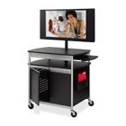 Saf8941bl  8941bl Safco Scoot Flat Panel Multimedia Cart 073555894127