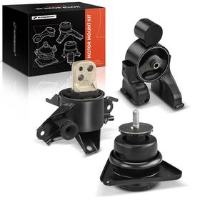 Apem714 A-premium 3pcs Engine Motor Mount And Transmission Kit Compatible With