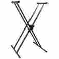 Aks2263 M Merchandisers Double Braced Keyboard Stand X-type