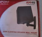 Am40 B Pinpoint Mounts Black Side Clamping Speaker Swivel Wall Mount Pair 893871002132