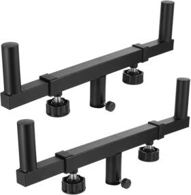 Anjetan 313026456400 2pcs Dual Speaker Mounts Pole Mount Bars Mounting Fork Stands
