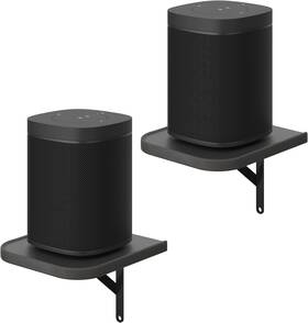 Areajd 445044640660 Set Of 2 Universal Small Rear Speaker Wall Mount Shelf Surround Sound St