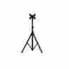 Ast422y Audio2000 S Audio2000s Black Flat Panel Tv Monitor Stand With Tripod Legs-mr 844565007346