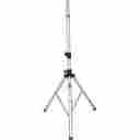 Ast4394a Audio2000s Anodized Silver Speaker Stand With Aluminum Tubes And Metal Leg House 844565000859
