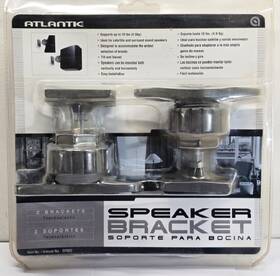 Spb03 Atlantic Tpb03 Tilt And Swivel Speaker Brackets New Sealed Package Black