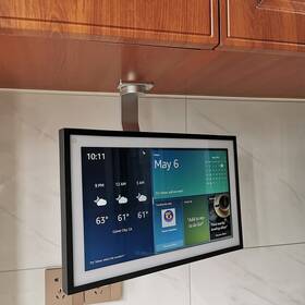 Atophk 762917498669 Under-cabinet Mount For Echo Show 15 Keeps Off The Counter And Turns Si