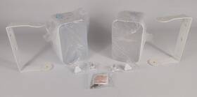 Spk-aw4 Audio Enhancement Active Sound Passive Wall Mount Speaker Pair White