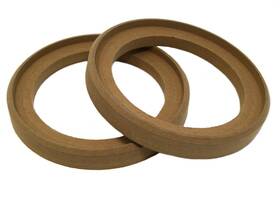Audiopipe 634324940935 1 Pair Of 6.5 Mdf Speaker Mounting Spacer Recessed Fiberglassing Rings