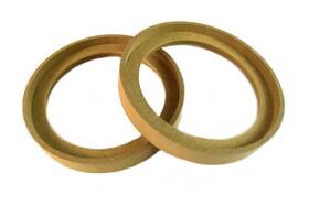 Audiopipe 634563412064 1 Pair 8 Inch Ring-8bz Universal Mdf Speaker Rings With Recess Bezel Mo