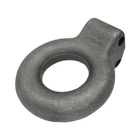 Lr-24000 Automotive Authority Llc Raw Steel Pintle Hitch Lunette Eye Ring - 24 000 Lbs 3 Inch Id For Channel