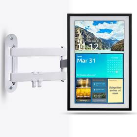 9000951wht Autosonic Mount For Echo Show 15 Adjustable Wall Mounting Bracket S