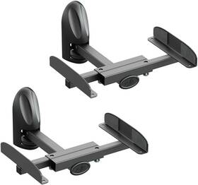 Avf 313040933901 Traditional Steel Side Clamping Speaker Mounts In Black Set Of 2