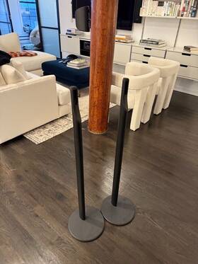 Fp33421 B&w M-1 Speaker Stands Matte Black