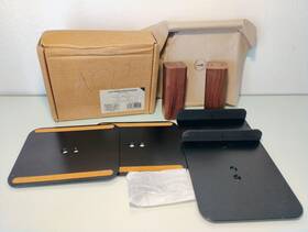 Balolo 260488553955 Speaker Stand U.s. Walnut Wood Surface Finish Natural Coating Ba-lss-nus
