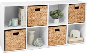 Sky6875 Best Choice Products 8-cube Storage 11in Shelf Opening White