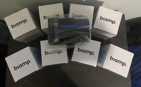 911.0828.900 Biamp Ae-ub-b Cambridge Universal Mounting Bracket Black- Lot Of 8