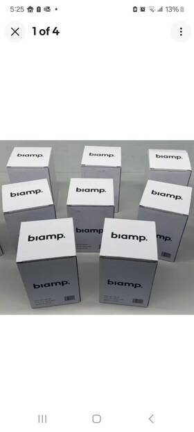 911.0829.900 Biamp Ae-ub-w Cambridge Universal Mounting Bracket White Lot Of 50