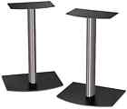 Bose Fs-1 Bookshelf Speaker Floor Stands Pair Black And Silver 017817320290