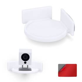 Brainwavz 895204904300 Mini Circular Shelf Mount Universal No Mess Strong Adhesive For Cameras And More