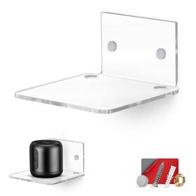 Brainwavz 895204905765 4.5 Inch Small Baby Monitors And Speaker Wall Mount Shelf Adhesive Screw In Also