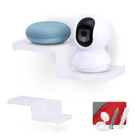Brainwavz 895204907110 Drill Free Small Wall Mount Shelf For Security Cameras Baby Monitors Speake
