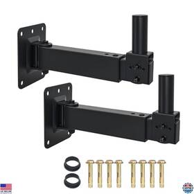 Dgusdx-329 Brand Dagcuxin Dx-329 Heavy Duty Speaker Wall Mounts - Adjustable Tilt And Swivel 100lbs 2 Pack