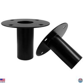 Zc2311202401 Brand Hordion 2 Pcs Metal Speaker Mounts 107x80mm Black Bracket For Stand Pole Hat