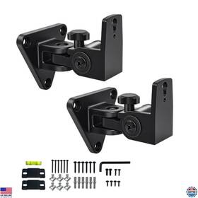 Dlus-hd-818 Brand Howonder Premium Swivel And Tilt Speaker Wall Mounts Durable Aluminum 30lbs Support
