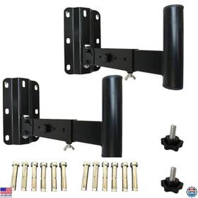 B0fkz4jy6g Brand Yuarisx Sturdy Adjustable Swivel And Tilt Speaker Wall Mount - Supports Up To 110lbs