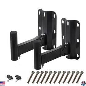 B0flp8s6fg Brand Zshiganma Heavy-duty Pa Speaker Wall Mount Brackets - Adjustable Dual Stand 110lbs 2