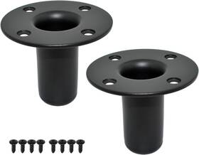 X3.29 Branded 744759064714 Speaker Stand Top Hat 4.13 Inch Metal Cabinet Pole Mount Pa/dj Tripod