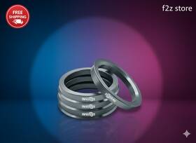 B0dn67jd9z Branded 4 Pack Universal Car Hub Centric Ring Od 73.1mm To Id 64.1mm Gunmetal Gray