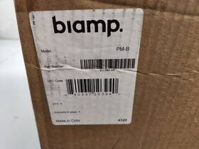 911.0962.900 Cambridge Sound Biamp Pm-b Pendant Mount Bracket Black Box Of 4