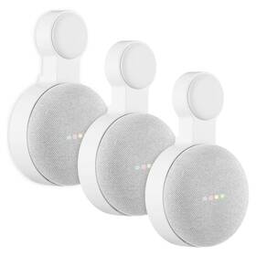 Caremoo 722737753713 Google Home Mini Wall Mount White 3 Pack - Superb Cord Management For Space