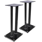 Cdn2501985180750so Pcs Glass Speaker Stand Each With Black Pillars