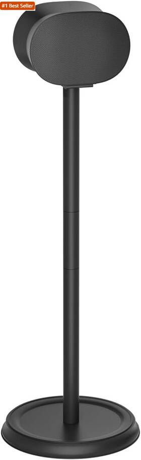 Chunxiao 744110918960 Heavy-duty Speaker Stand For Sonos Era 300 Black With Cable Management Flo
